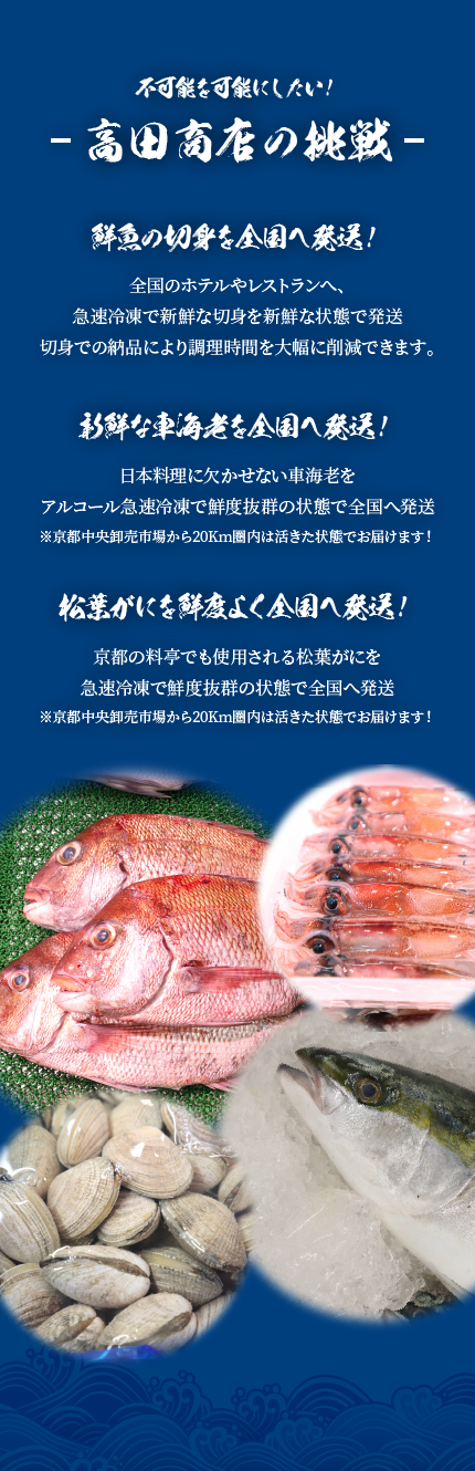 不可能を可能にしたい!高田商店の挑戦